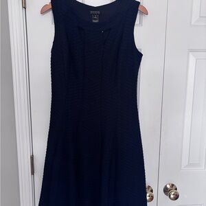 Enfocus Studio Navy Mini Dress